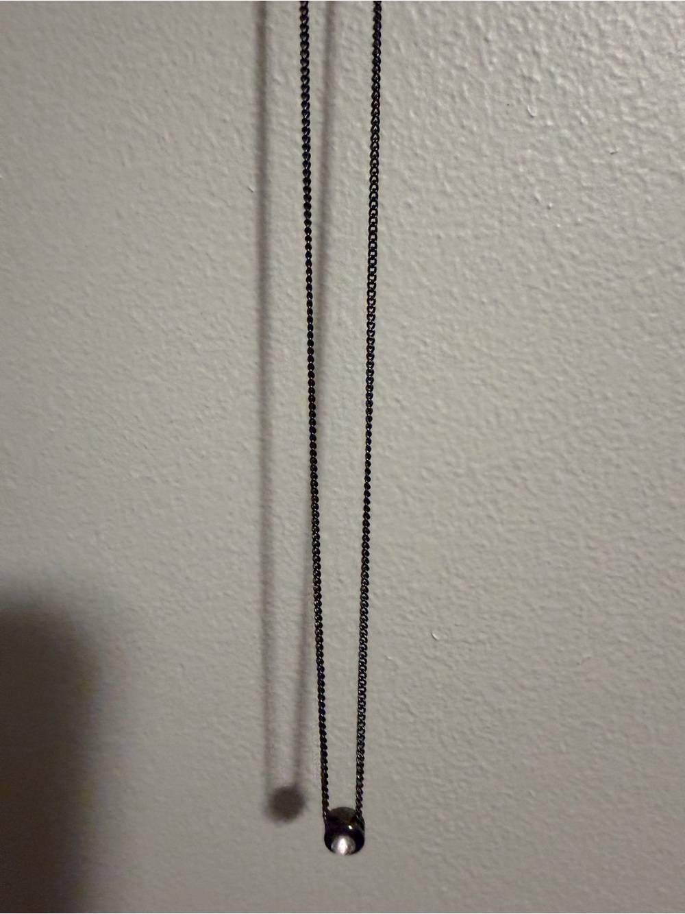 Minimalist Black Pendant Necklace